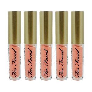 Too Faced Mini Lip Gloss - Naked Dolly - 5-Pack - 1.5g / 0.05 oz x 5